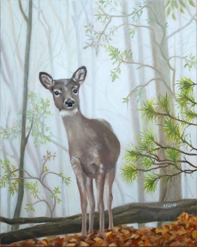 Deer in Mist